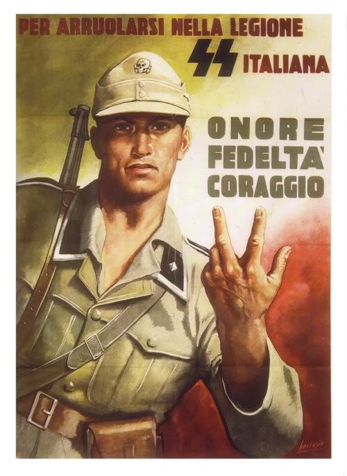 reclutamiento nazi en italia